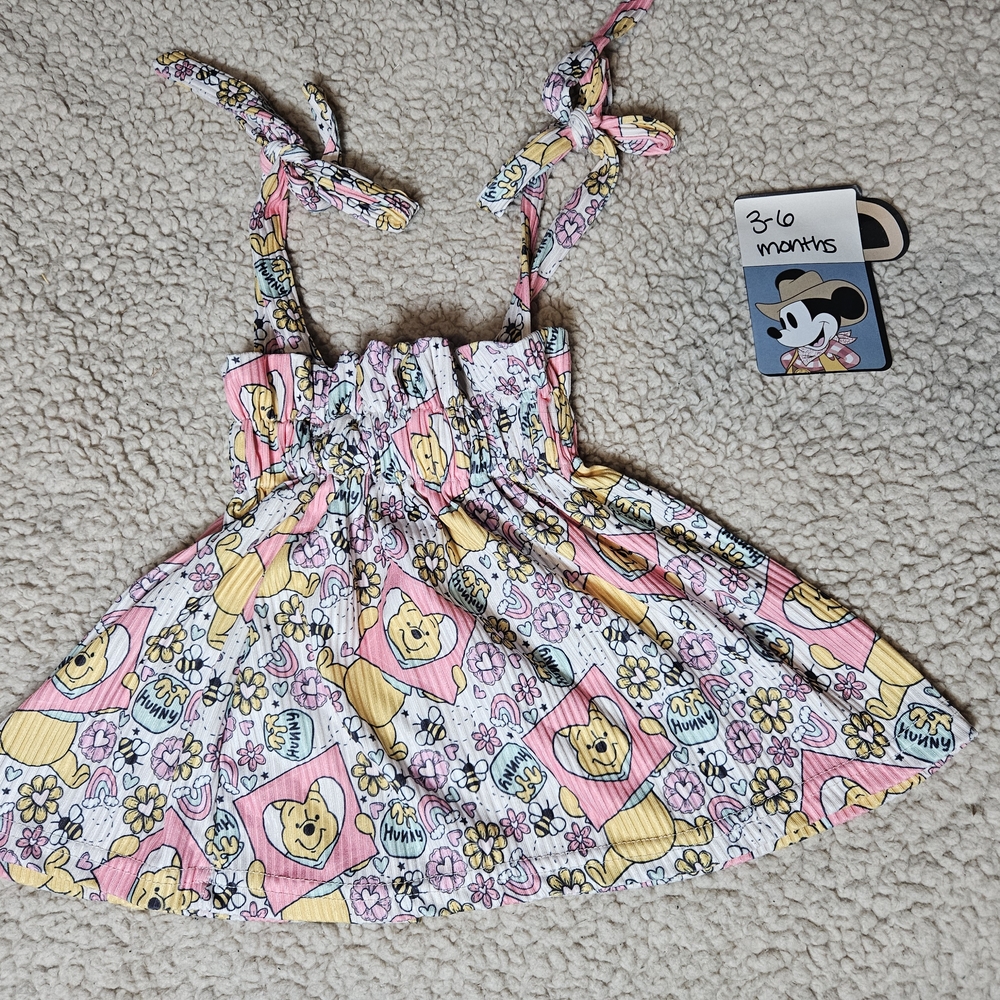 Disney Pink and Yellow Winnie the Pooh Baby Dress